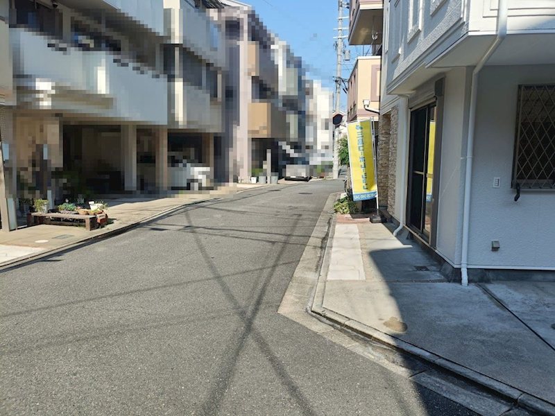 摂津市東別府一丁目　中古一戸建 現地写真（前面道路含む現地写真）