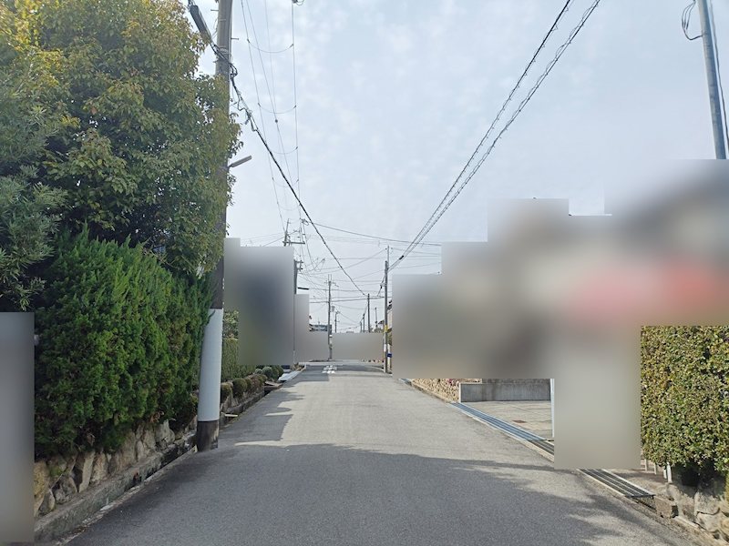高槻市昭和台町2丁目　売土地　2号地  前面道路含む