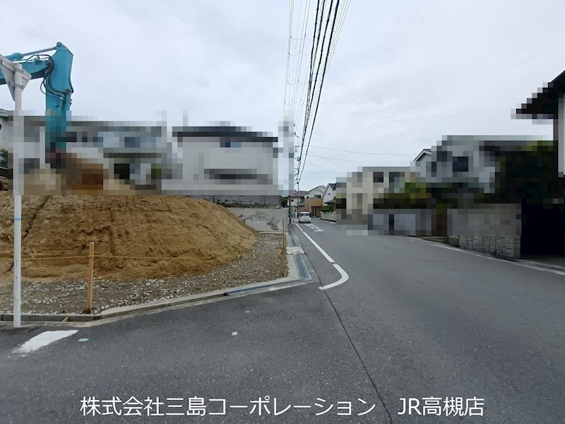 高槻市奥天神町2丁目　売土地 現地写真（前面道路含む現地写真）