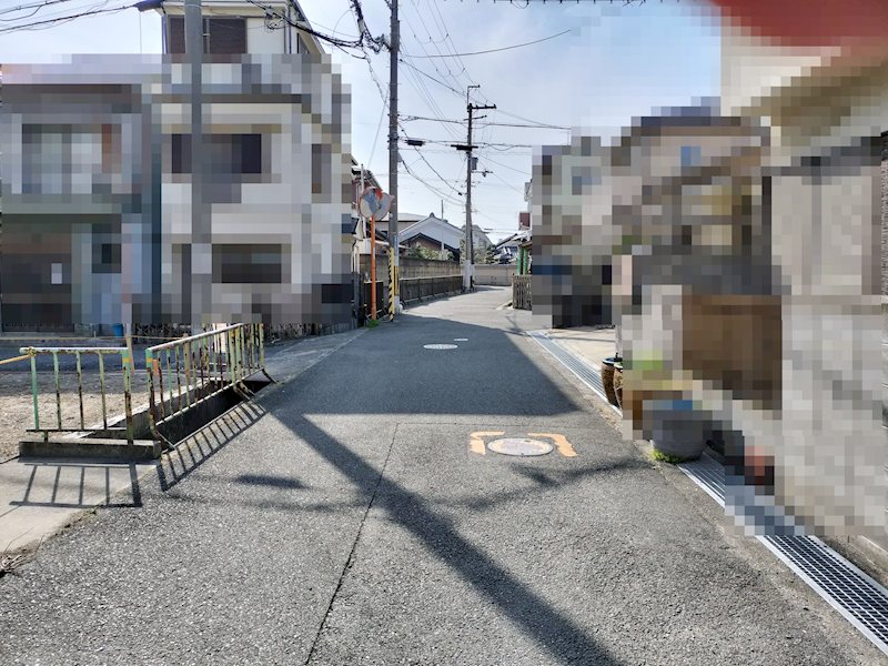 茨木市水尾1丁目　新築一戸建 現地写真（前面道路含む現地写真）