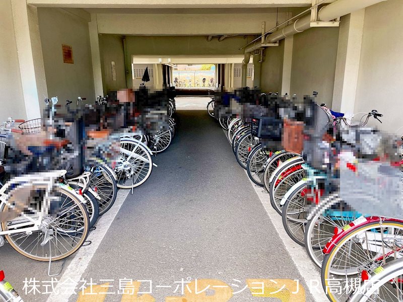 高槻スカイハイツ ■共用部駐輪場