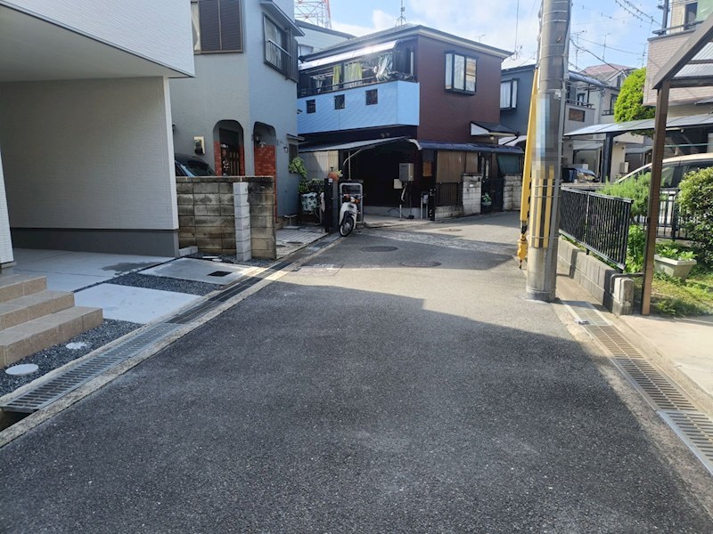 摂津市鳥飼新町2丁目　新築一戸建 現地写真（前面道路含む現地写真）