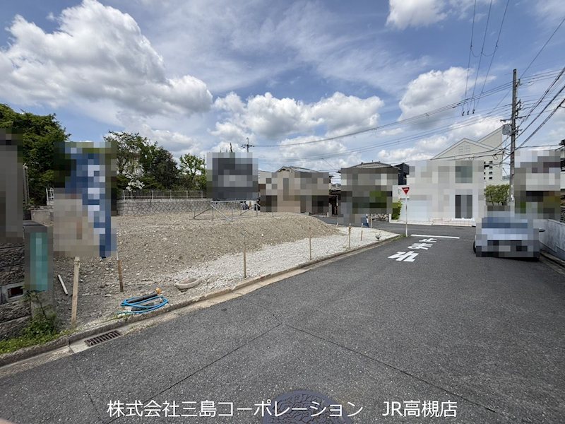 高槻市南平台1丁目　売土地1号地 現地写真（前面道路含む現地写真）