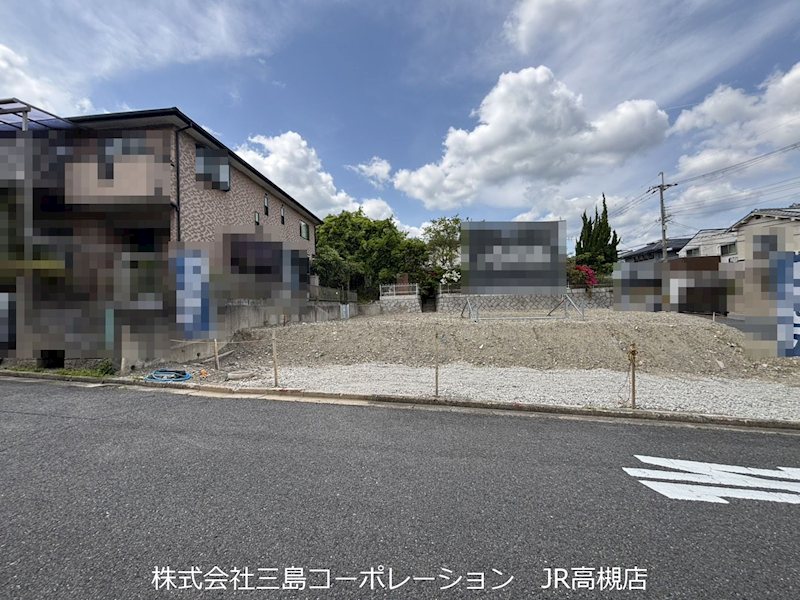 高槻市南平台1丁目　売土地1号地 現地写真（前面道路含む現地写真）