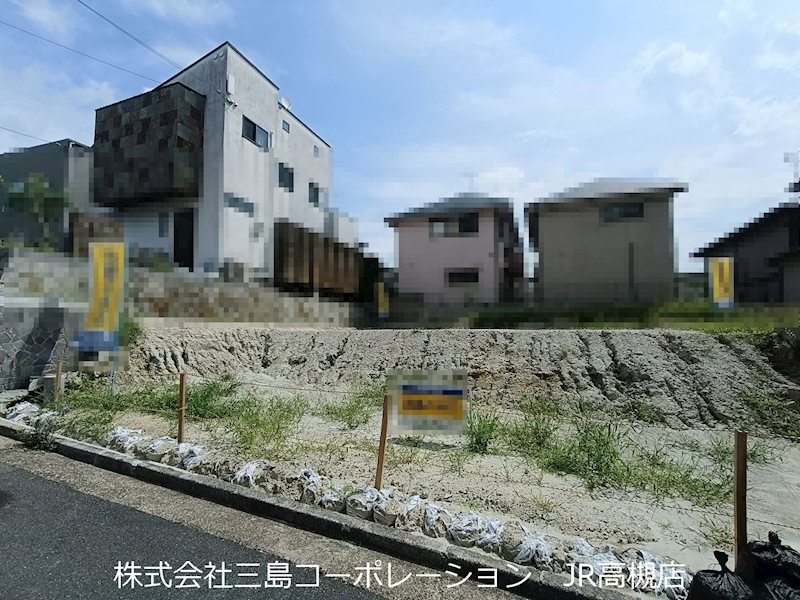 高槻市真上町5丁目　売土地A号地 現地写真（前面道路含む現地写真）