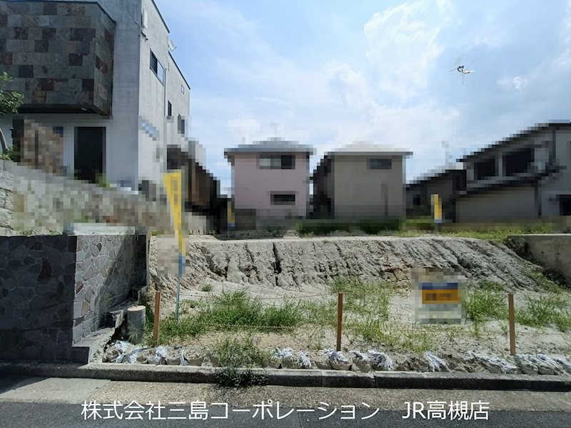 高槻市真上町5丁目　売土地A号地 現地写真（前面道路含む現地写真）