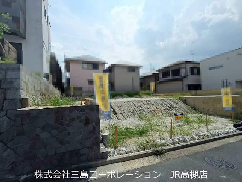 高槻市真上町5丁目　売土地A号地 現地写真（前面道路含む現地写真）