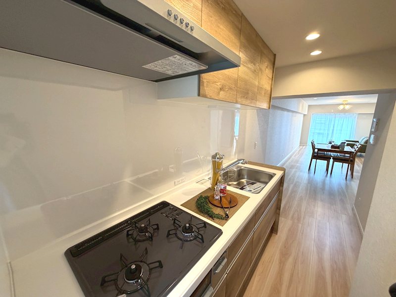 労住まきのハイツ一号棟 システムキッチン新調
