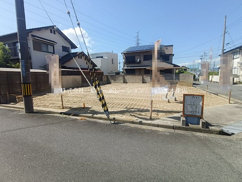 茨木市白川1丁目　売土地 現地写真
