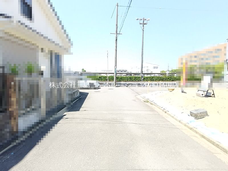 高槻市日向町2号地 建築条件付売土地 現地写真（前面道路含む現地写真）