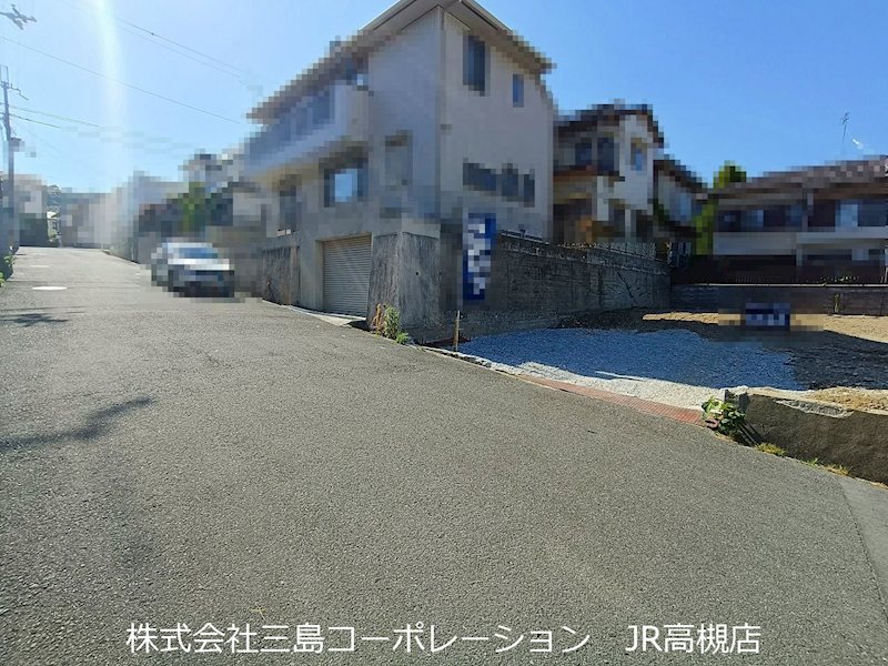 高槻市安岡寺町5丁目　売土地2号地 現地写真（前面道路含む現地写真）