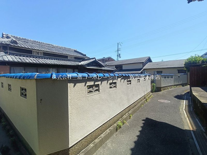 茨木市上野町 売土地 現地写真（前面道路含む現地写真）