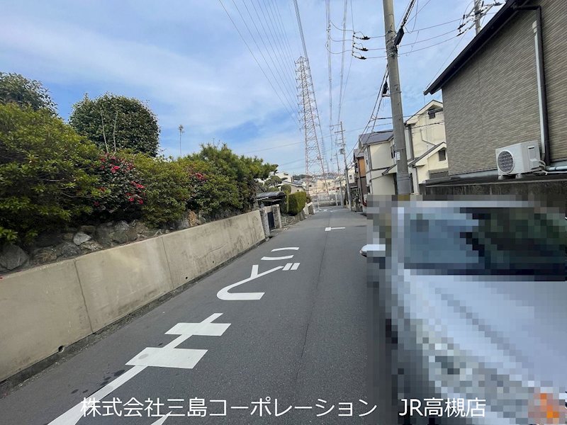 高槻市安岡寺町4丁目　売土地 現地写真（前面道路含む現地写真）