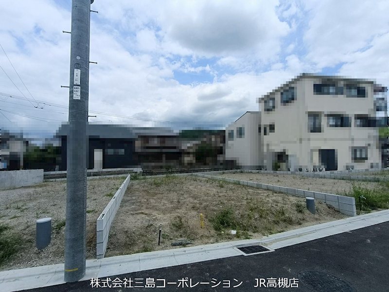 高槻市山手町1丁目　売土地2号地 現地写真（前面道路含む現地写真）