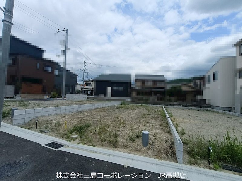 高槻市山手町1丁目　売土地2号地 現地写真（前面道路含む現地写真）