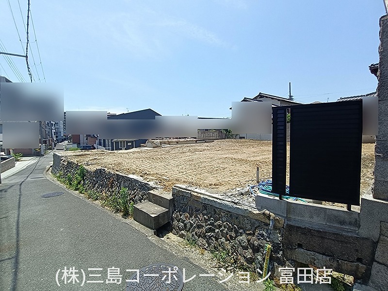 高槻市富田町6丁目　売土地　1号地 全体区画
