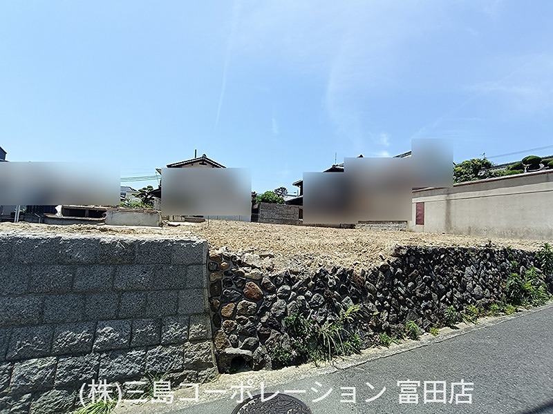 高槻市富田町6丁目　売土地　1号地 全体区画
