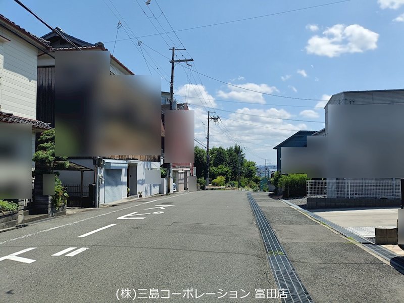高槻市塚原2丁目　売土地 現地写真（前面道路含む現地写真）