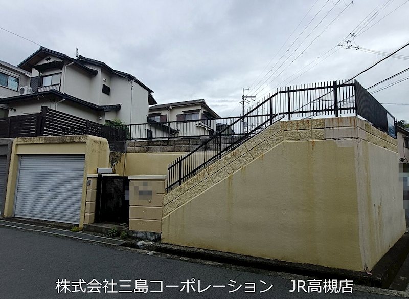 高槻市日吉台六番町　売土地 現地写真（前面道路含む現地写真）