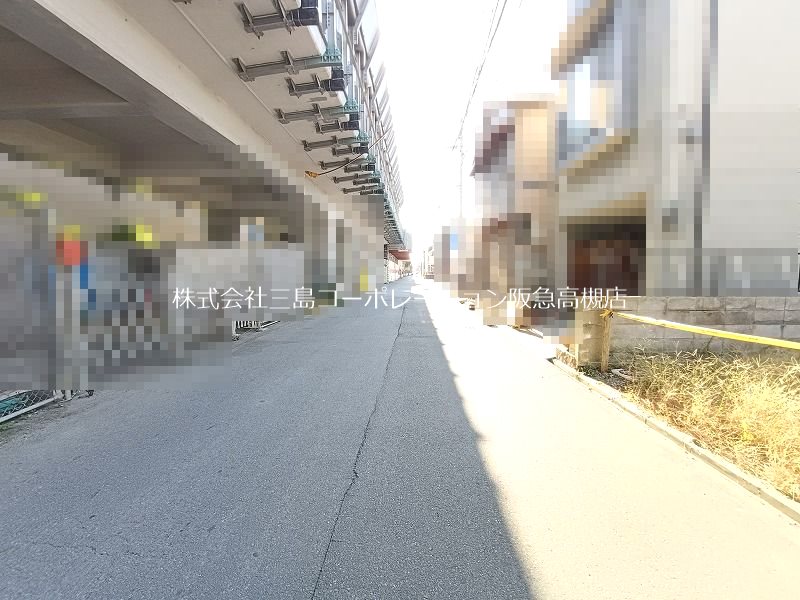 高槻市登町 新築一戸建 現地写真（前面道路含む現地写真）