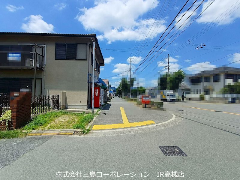 高槻市芝谷町　売土地 現地写真（前面道路含む現地写真）