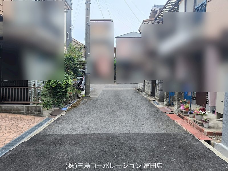 高槻市柳川町２丁目　新築一戸建 前面道路