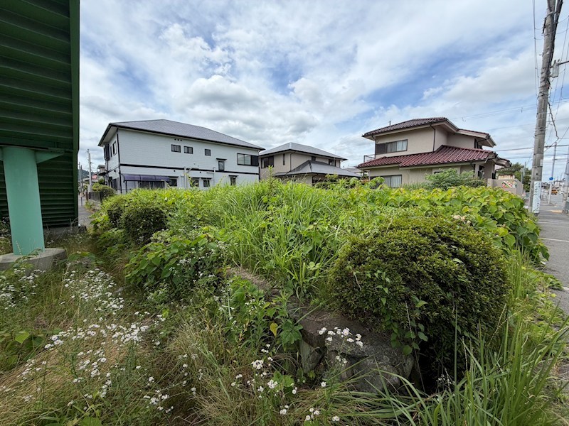 天野が原町5丁目売土地 北側道路から撮影