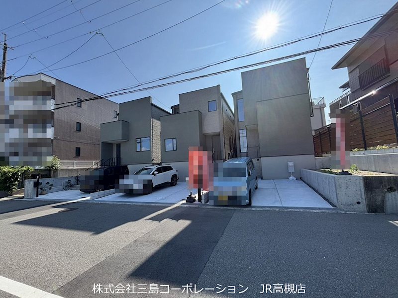 高槻市郡家本町　新築一戸建B号地 現地写真（前面道路含む現地写真）