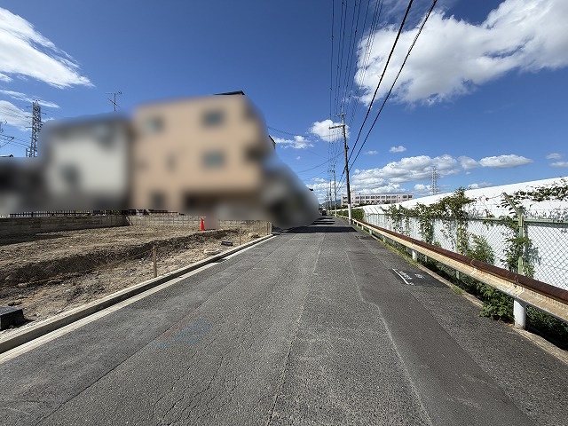 高槻市川添１丁目　売土地 前面道路含む