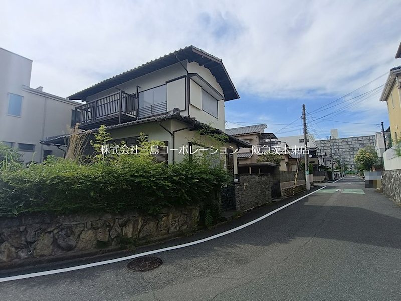茨木市美沢町 売土地 現地写真（前面道路含む現地写真）