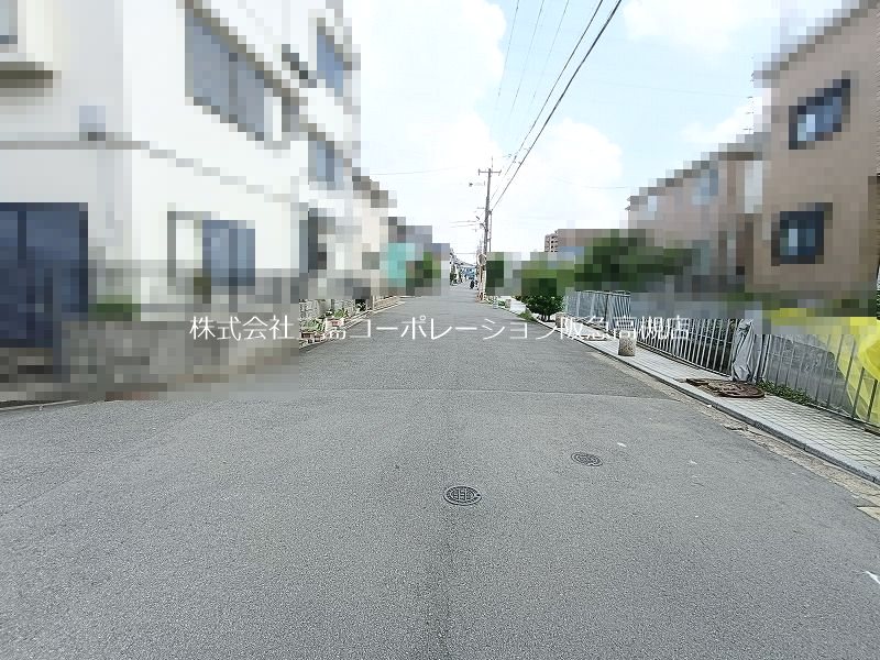 高槻市西冠2丁目　売土地 現地写真（前面道路含む現地写真）