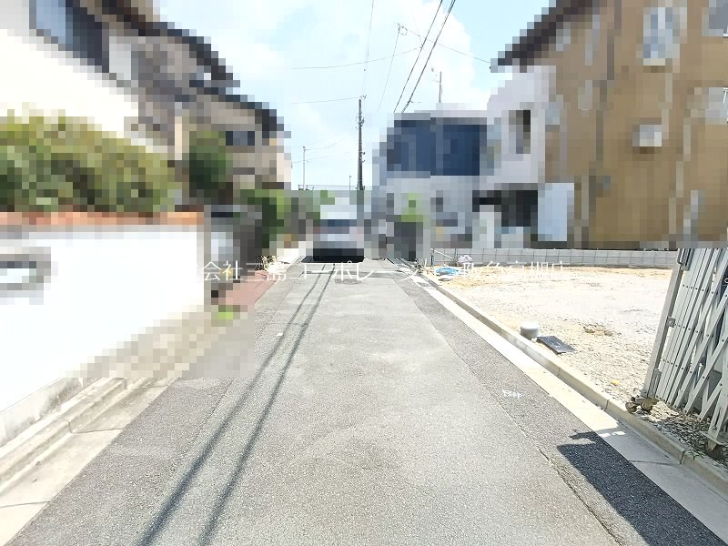 高槻市辻子2丁目2号地　新築一戸建 現地写真（前面道路含む現地写真）