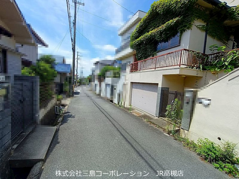 高槻市安岡寺町4丁目　売土地 現地写真（前面道路含む現地写真）