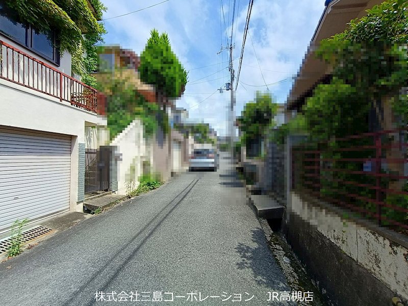 高槻市安岡寺町4丁目　売土地 現地写真（前面道路含む現地写真）