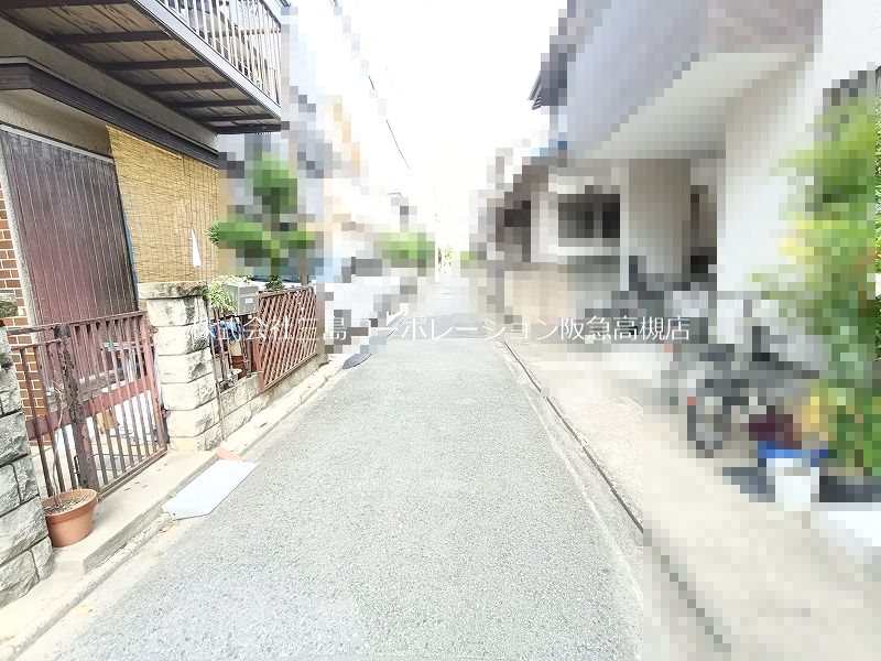 高槻市八幡町　売土地 現地写真（前面道路含む現地写真）
