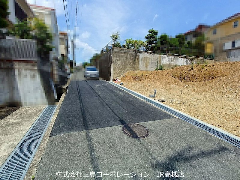 高槻市安岡寺町3丁目　売土地1号地 現地写真（前面道路含む現地写真）