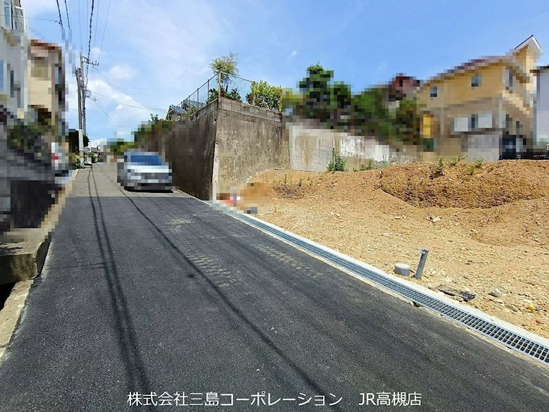 高槻市安岡寺町3丁目　売土地2号地 現地写真（前面道路含む現地写真）
