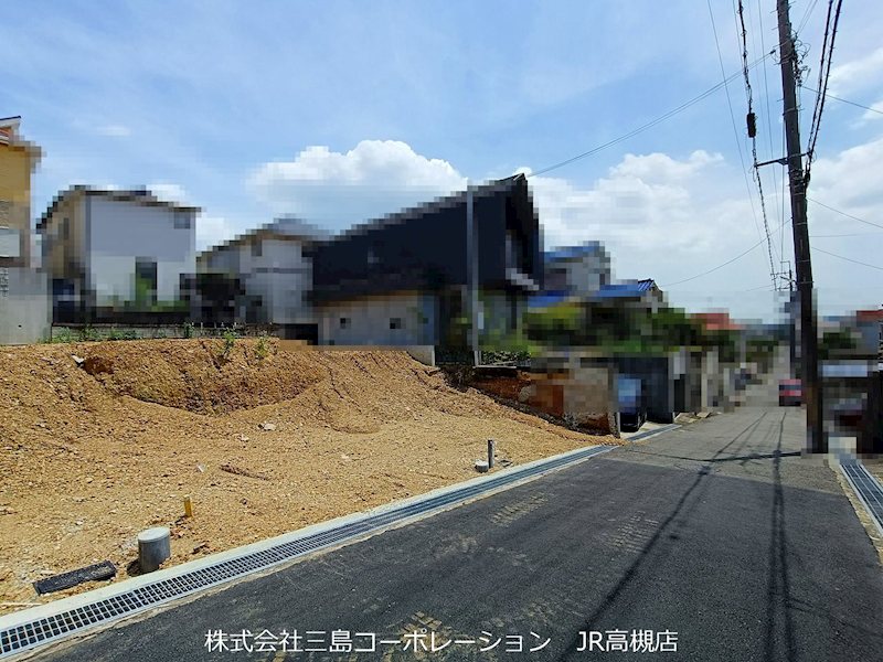 高槻市安岡寺町3丁目　売土地2号地 現地写真（前面道路含む現地写真）