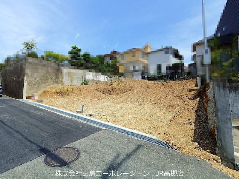 高槻市安岡寺町3丁目　売土地2号地 現地写真（前面道路含む現地写真）