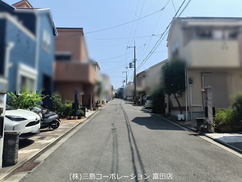 高槻市塚原２丁目　中古一戸建 前面道路