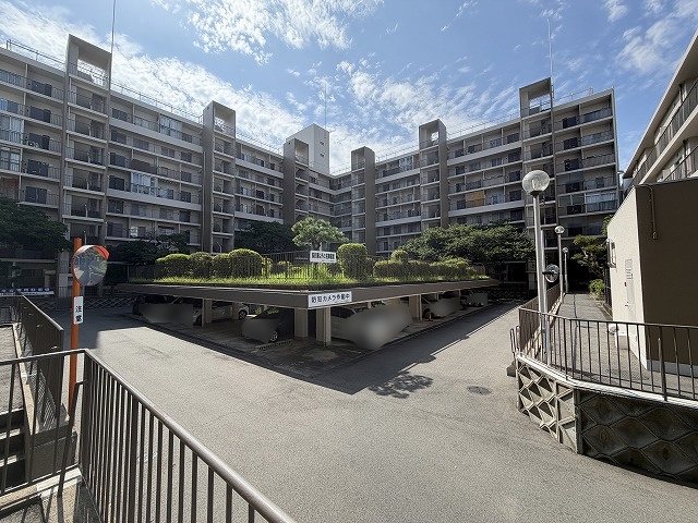 摂津マンションB棟  中庭