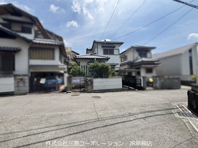 高槻市宮之川原3丁目　建築条件付売土地 現地写真（前面道路含む現地写真）