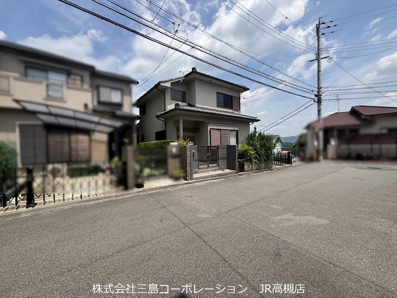 高槻市清水台1丁目　建築条件付売土地 現地写真（前面道路含む現地写真）
