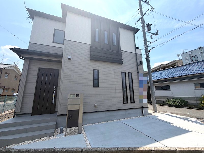 山之上2丁目全3棟新築分譲地内1号棟 角地！敷地面積約29.56坪、駐車2台可（普通＋軽）