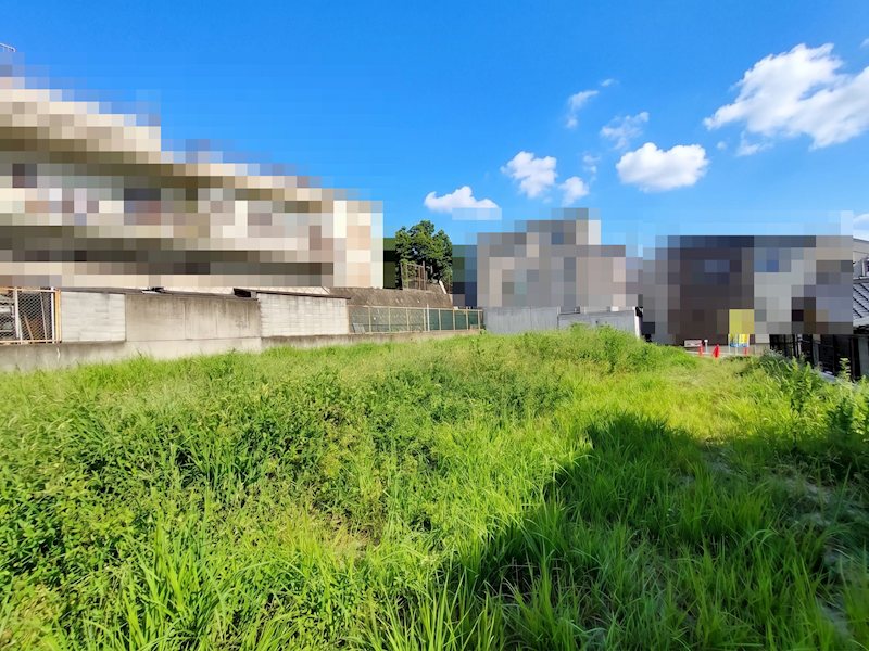 茨木市上穂積3丁目　売土地 南東側からの写真