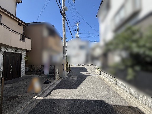 高槻市寿町１丁目　中古一戸建 前面道路含む