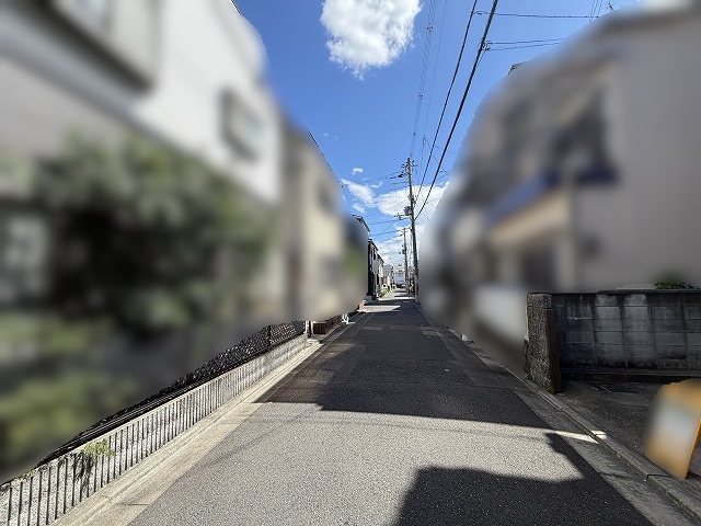 高槻市寿町１丁目　中古一戸建 前面道路含む