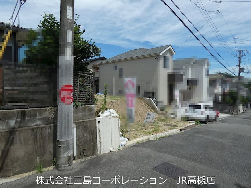 高槻市安岡寺町5丁目　売土地 現地写真（前面道路含む現地写真）