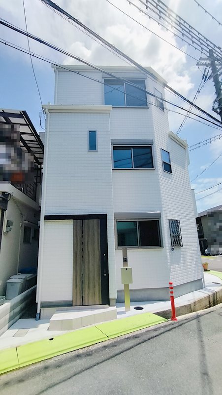 茨木市五日市2丁目　新築一戸建 現地写真（前面道路含む現地写真）