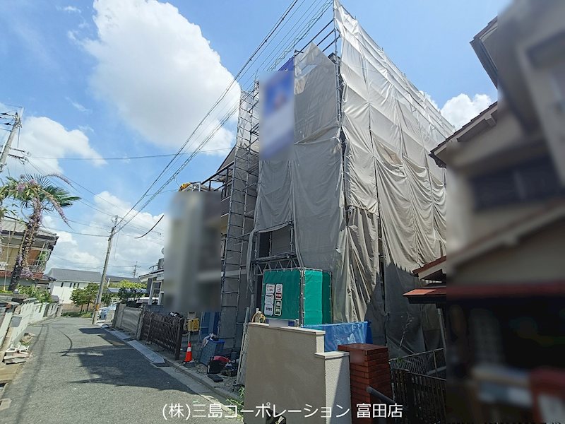 高槻市桜ケ丘北町　新築一戸建 現地